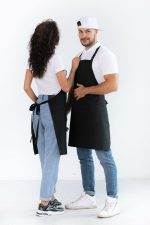 siyah basic unisex barista onlugu 2